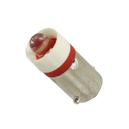 1 pcs : VC18602250 - LED T3 1/4 BAY RED 12VAC/DC