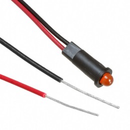 1 pcs : 5580401007F - LED PANEL IND ORN DIFF SNAP-IN