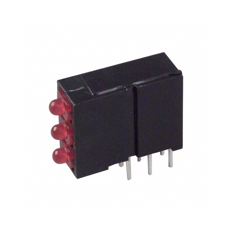 1 pcs : 5700100111F - LED CBI 2MM 3X1 RED RA