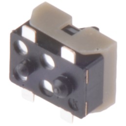 20 pcs - C & K Detector Switch, SPST, 1 mA @ 5 V dc, Silver Over Nickel Plated Phosphor Bronze