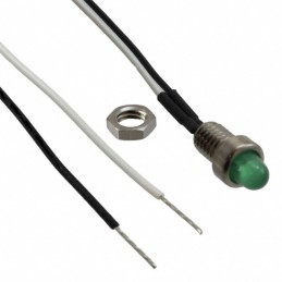 1 pcs : 6039-004-304G-A - PANEL INDICATOR LED GREEN 2V