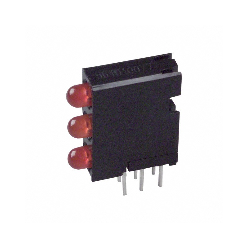 1 pcs : 5640100777F - LED CBI 3MM 3X1 ORANGE RA PCMNT