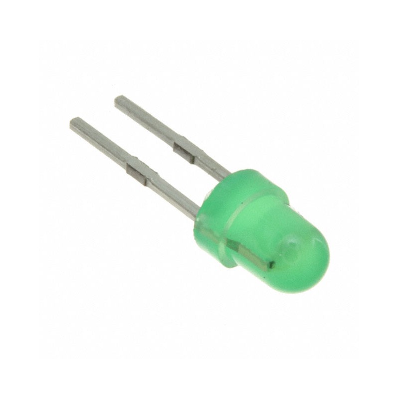1 pcs : 10-2603.3175K - LED GREEN 3.2V T/H