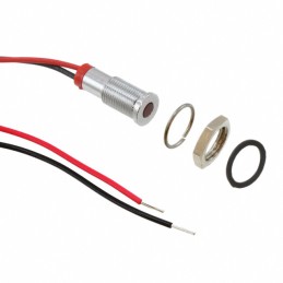 1 pcs : Q6F7CXXR02E - LED PM INDICATOR FLUSH RED