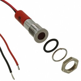 1 pcs : Q8F3CXXR24E - LED PM INDICATOR FLUSH RED