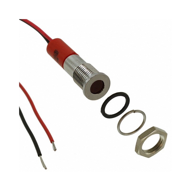 1 pcs : Q8F3CXXR24E - LED PM INDICATOR FLUSH RED