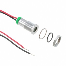 1 pcs : Q8F7CXXG02E - LED PM INDICATOR FLUSH GRN