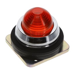 1 pcs : PLLA4 - LENS WITH BUSHINGPILOT LIGH RED
