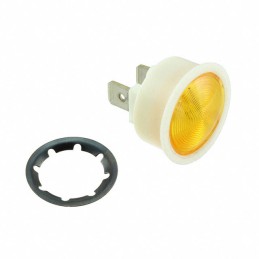 1 pcs : 2620QK3 - INDICATOR NEON AMBER PANEL MNT