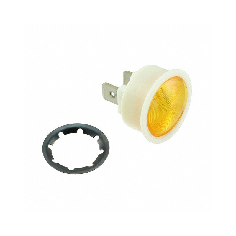 1 pcs : 2620QK3 - INDICATOR NEON AMBER PANEL MNT