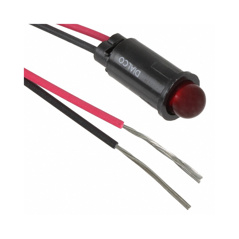 1 pcs : 5590102023F - LED PMI SNAP-IN RED PVC FREE