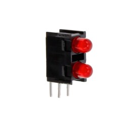 1 pcs : 0035.9675.1 - HOLDER LED 3MM BI-LVL RED RA