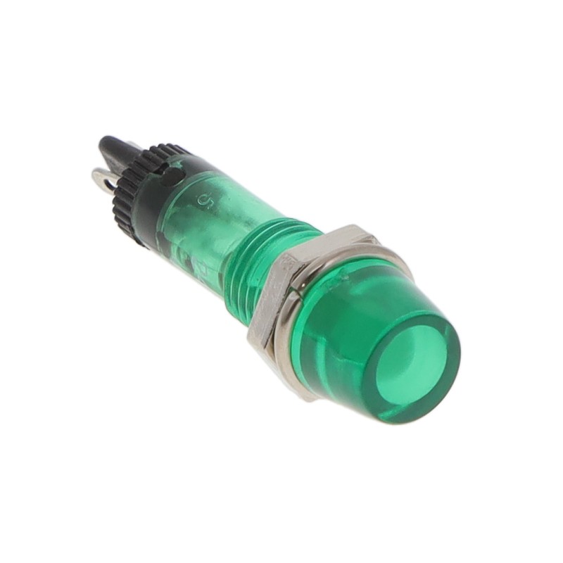 1 pcs : 6073232140F - LED 7MM GREEN PMI 24V GASKET