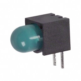 1 pcs : 5501305F - LED CBI 5MM GREEN RA PC MNT