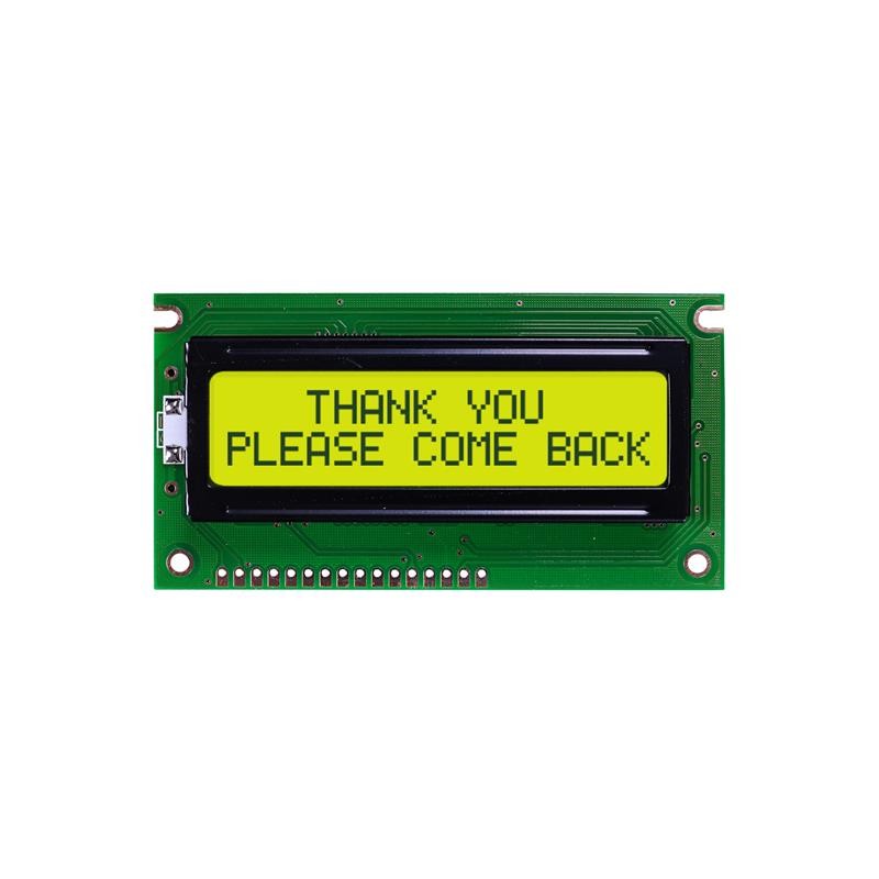 1 pcs : NHD-0216EZ-FL-YBW - LCD MOD 32DIG 16X2 TRANS YLW/GRN