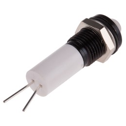 1 pcs - RS PRO White Panel Mount Indicator, 2V dc, 8mm Mounting Hole Size, IP67