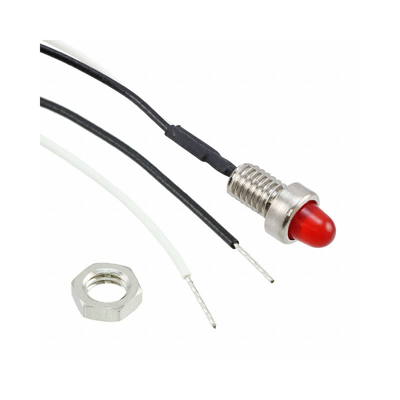 1 pcs : 6039-004-304R-A - PANEL INDICATOR LED RED 2V