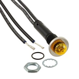 1 pcs : 6010M3 - INDICATOR NEON AMBER PANEL MNT