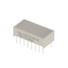 1 pcs : KB-H100SURKW - LED LGT BAR 19.05X8.89MM RED