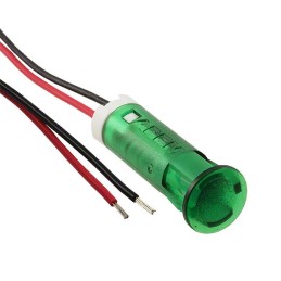 1 pcs : QS83XXHG220 - INDICATOR 8MM FIXED HI GRN 220V