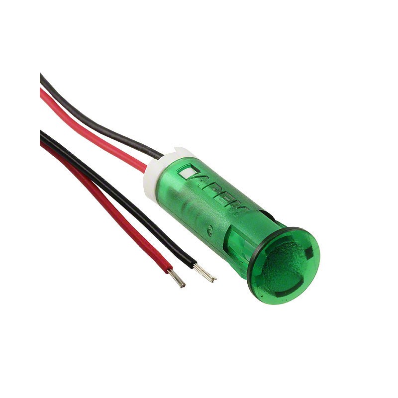 1 pcs : QS83XXHG220 - INDICATOR 8MM FIXED HI GRN 220V