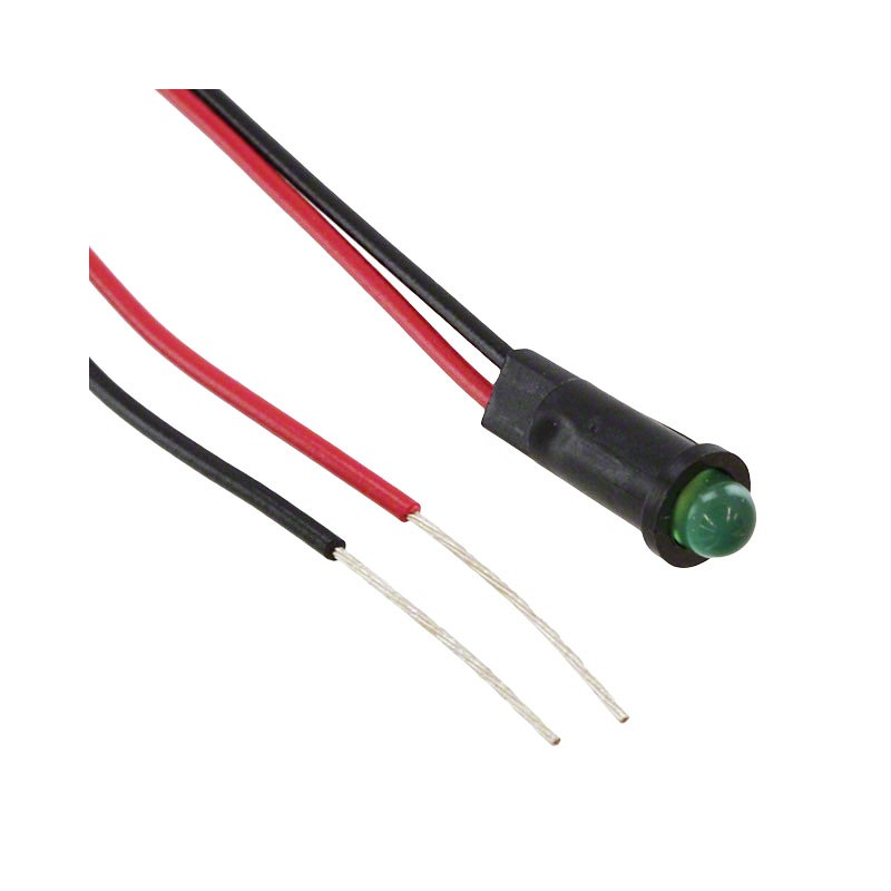 1 pcs : 5580202003F - LED PANEL IND GRN DIFF SNAP-IN