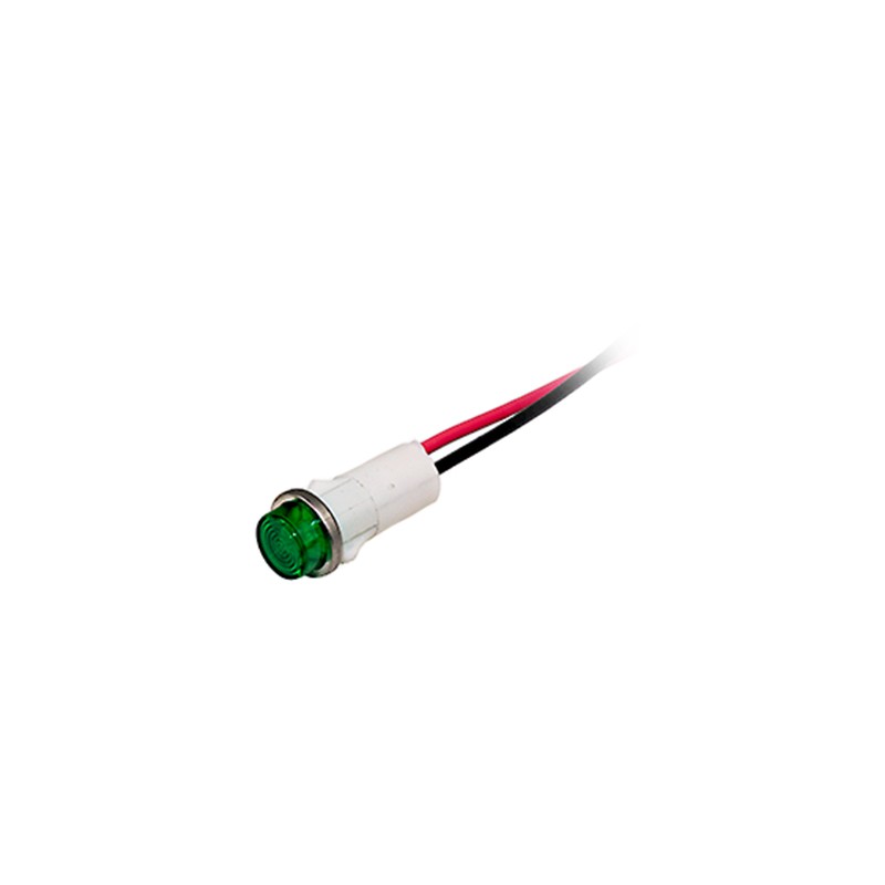 1 pcs : 1092C5-125VAC - LED PANEL INDICATOR GREEN 125V