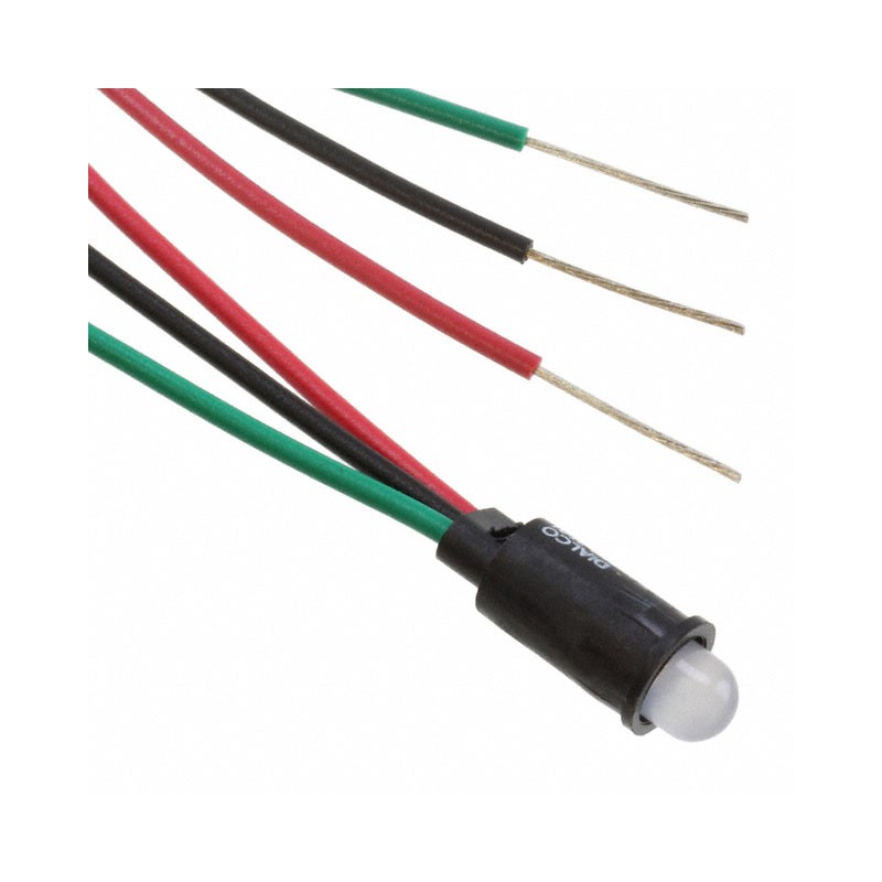 1 pcs : 5593501003F - LED PANEL RED/GRN SNAP-IN 3LD 6'