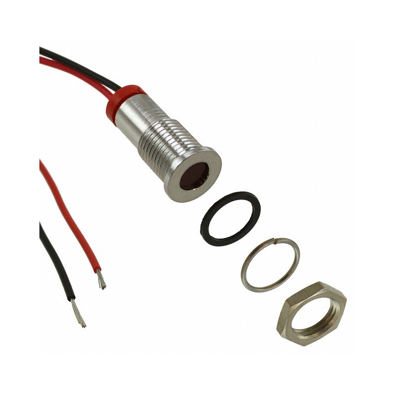 1 pcs : Q8F7CXXR02E - LED PM INDICATOR FLUSH RED