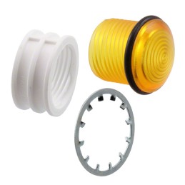 1 pcs : HMS_462_ATP - LENS AMBER FRESNEL RING PANEL MT