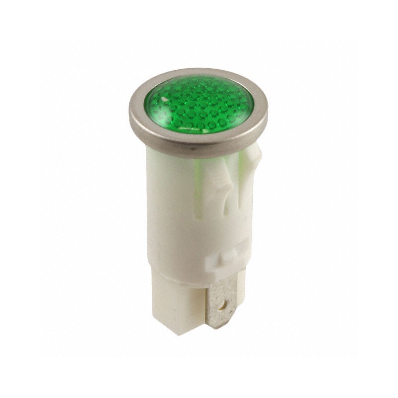 1 pcs : 1033QD5 - NEON IND GRN LITE PANEL MNT QC