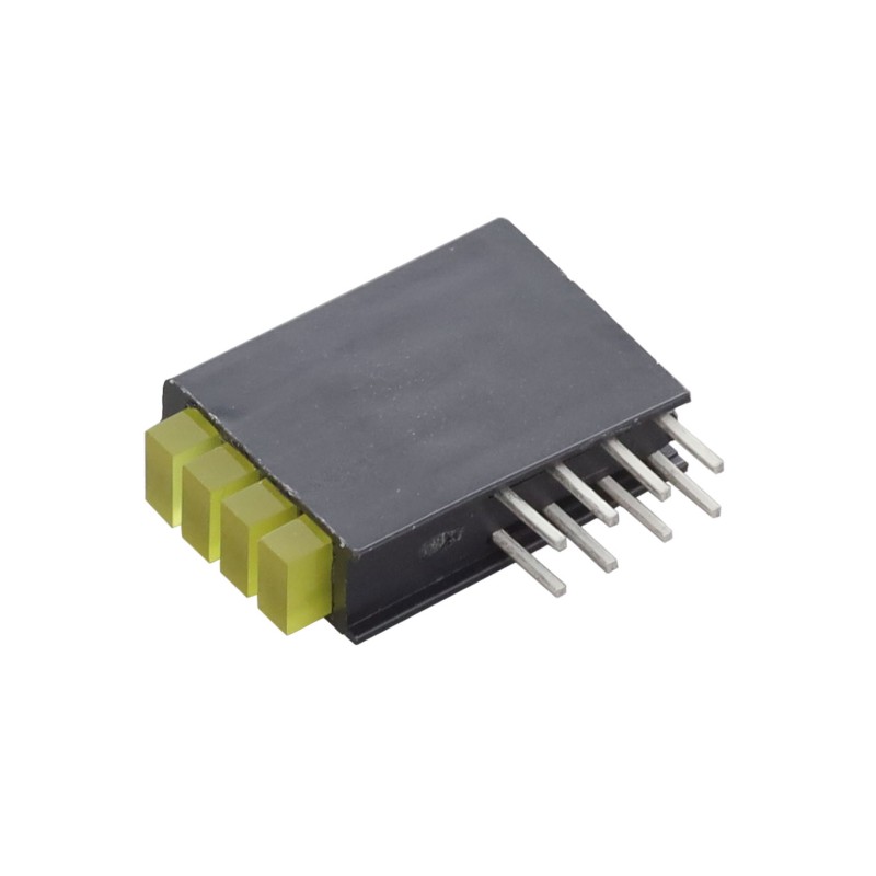 1 pcs : 5680123333F - LED CBI 4.2X2MM QUAD YELLOW RA