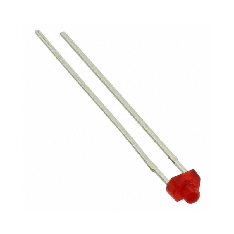 1 pcs : TLUR2400 - LED RED DIFFUSED 1.8MM T/H