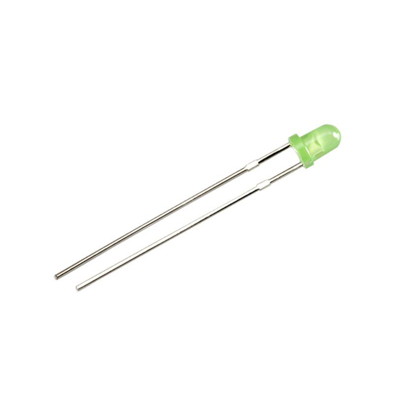 1 pcs : QBL7YG60D - LED GREEN DIFFUSED T-1 T/H