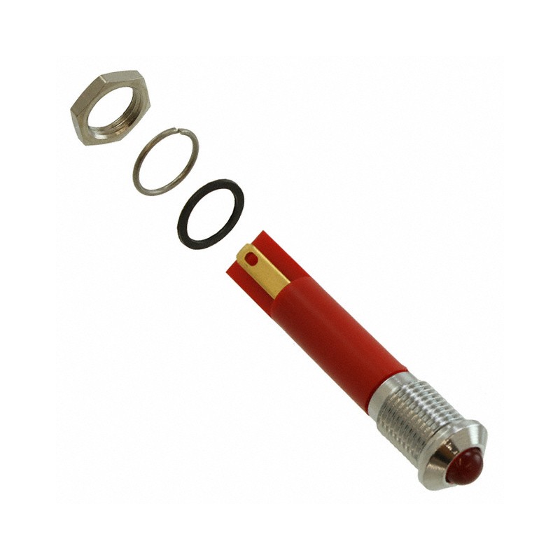 1 pcs : Q8P1CXXR110E - INDICATOR 110V 8MM PROMINENT RED
