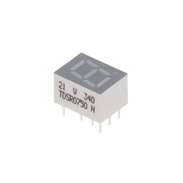 1 pcs : TDSR0750-HI - DISPLAY LED 7-SEG 0.28' SGL RED