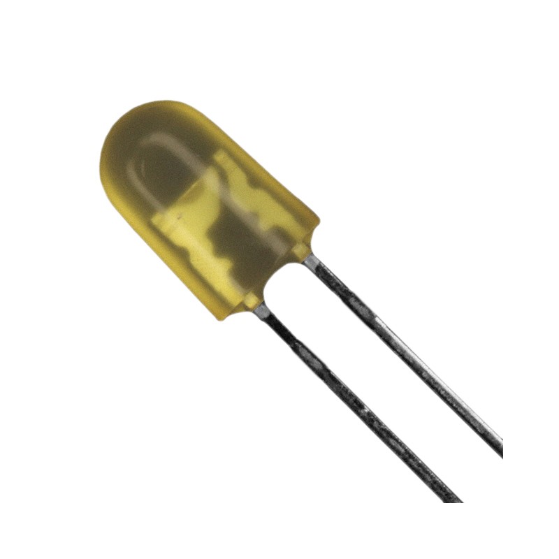 1 pcs : C566D-AFE-CV0X0251 - LED AMBER DIFFUSED 5MM OVAL T/H