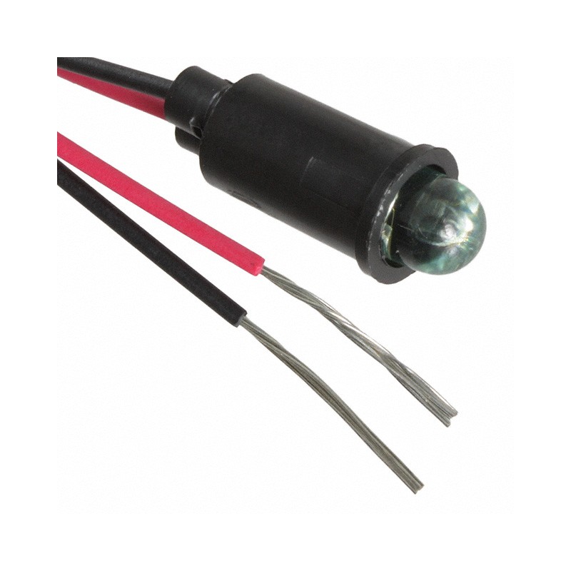 1 pcs : 5595601027F - LED PMI SNAP-IN GRN PVC FREE