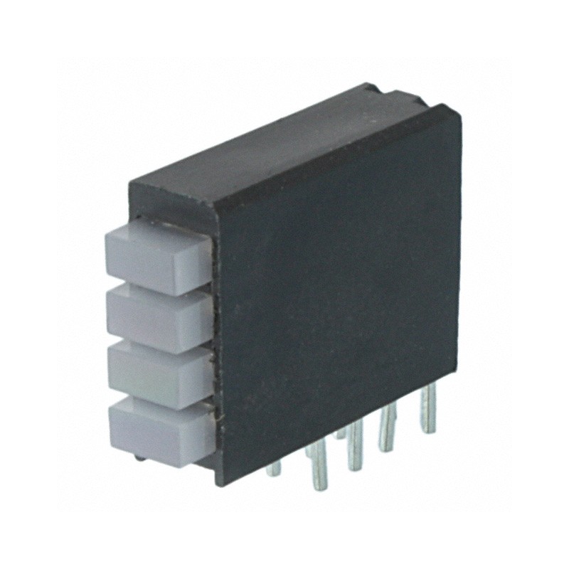 1 pcs : 5680724444F - LED CBI 4.2X2MM QUAD GRN/YL RA