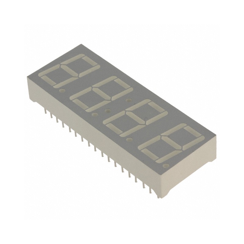 1 pcs : CC56-11GWA - DISP 7SEG 0.56' QUAD GRN 36DIP