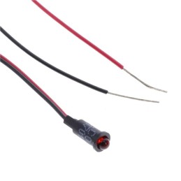 1 pcs : 5581701007F - LED PANEL IND RED TINTED SNAP-IN