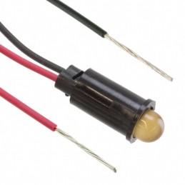 1 pcs : 5595401027F - LED PMI SNAP-IN ORANGE PVC FREE