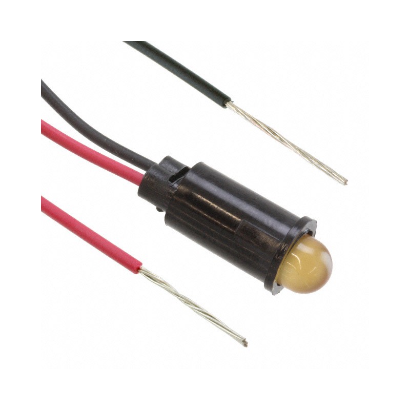 1 pcs : 5595401027F - LED PMI SNAP-IN ORANGE PVC FREE