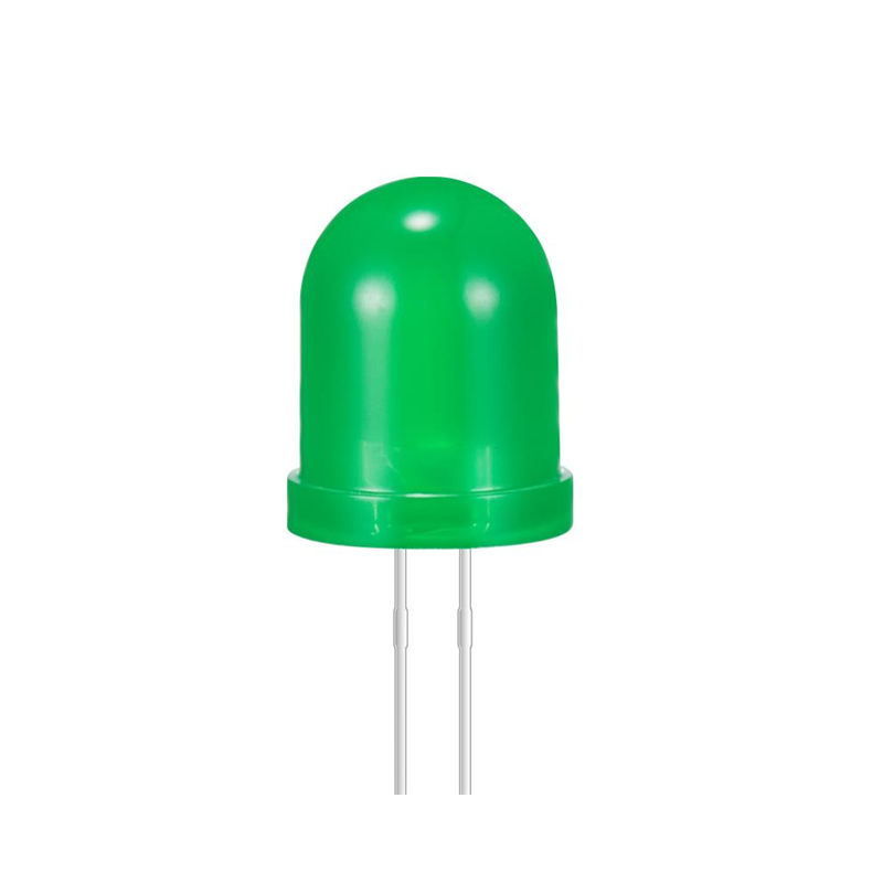1 pcs : XLVG01D - LED GREEN DIFFUSED 10MM T/H