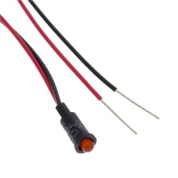 1 pcs : 5580401003F - LED PANEL IND ORN DIFF SNAP-IN