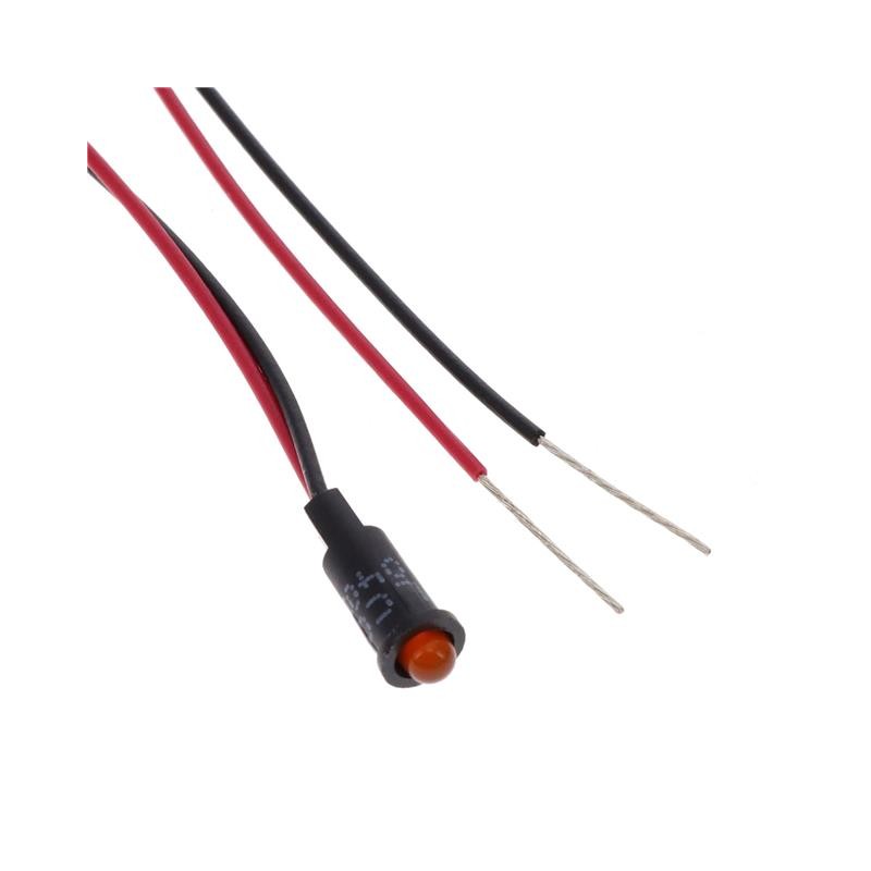 1 pcs : 5580401003F - LED PANEL IND ORN DIFF SNAP-IN