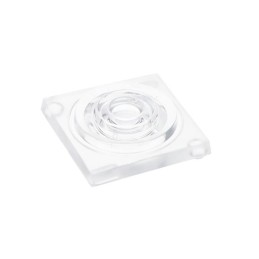 1 pcs : F17826_VIOLETTA-W - LENS CLEAR 60DEG WIDE ADHESIVE