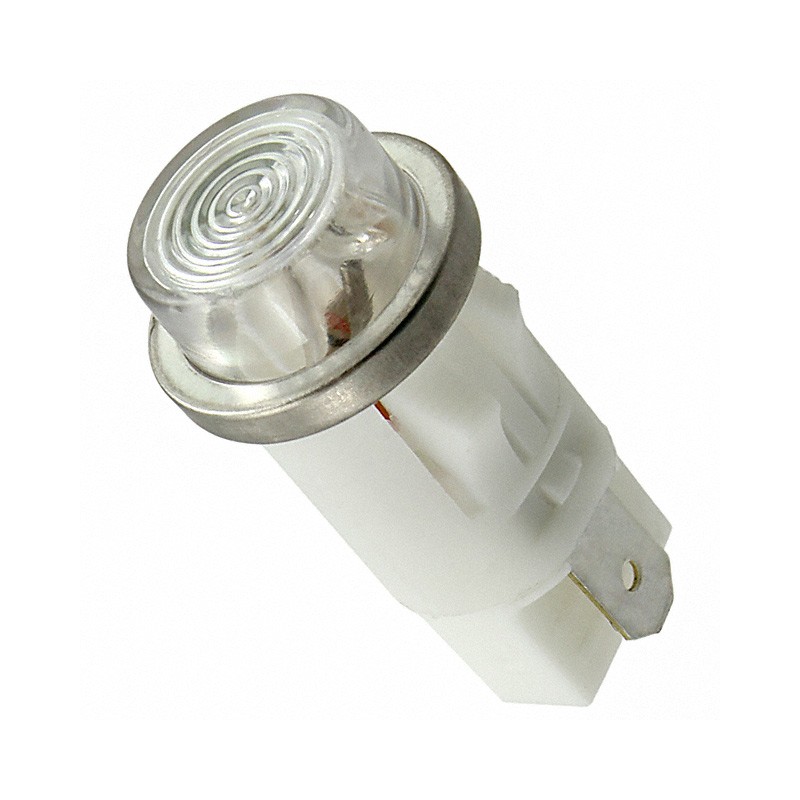 1 pcs : 1050QC2 - INDICATOR NEON CLEAR PANEL MNT