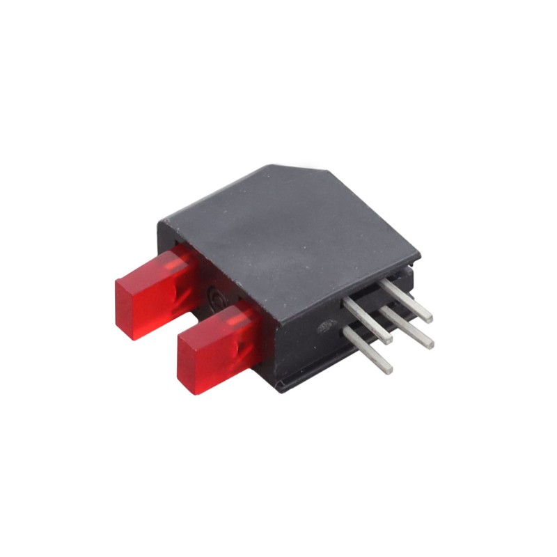 1 pcs : 5670111F - LED CBI 4X2MM BI-LVL RED DIFF RA