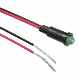 1 pcs : 5580201027F - LED PMI .158' GREEN PVC FREE